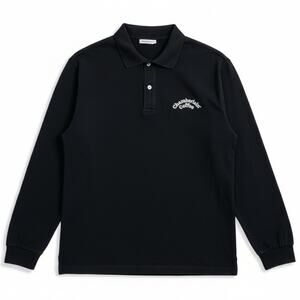 Chamberlain Coffee Emma Pop Up Coffee Shop Employee Promo L/S Blue Polo Shirt S